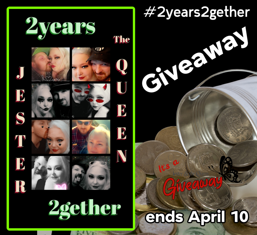 Ended – Jester and the Queen’s #2years2gether Anniversary $22 Cash Giveaway