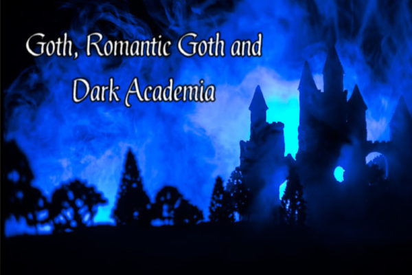 gothic building with fog and trees exploring the dark aesthetic goth romantic goth and dark academia
