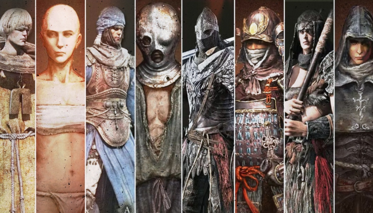 all the various starting classes available in Elden Ring to fight in the Lands Between