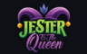 Jester and The Queen green and purple logo